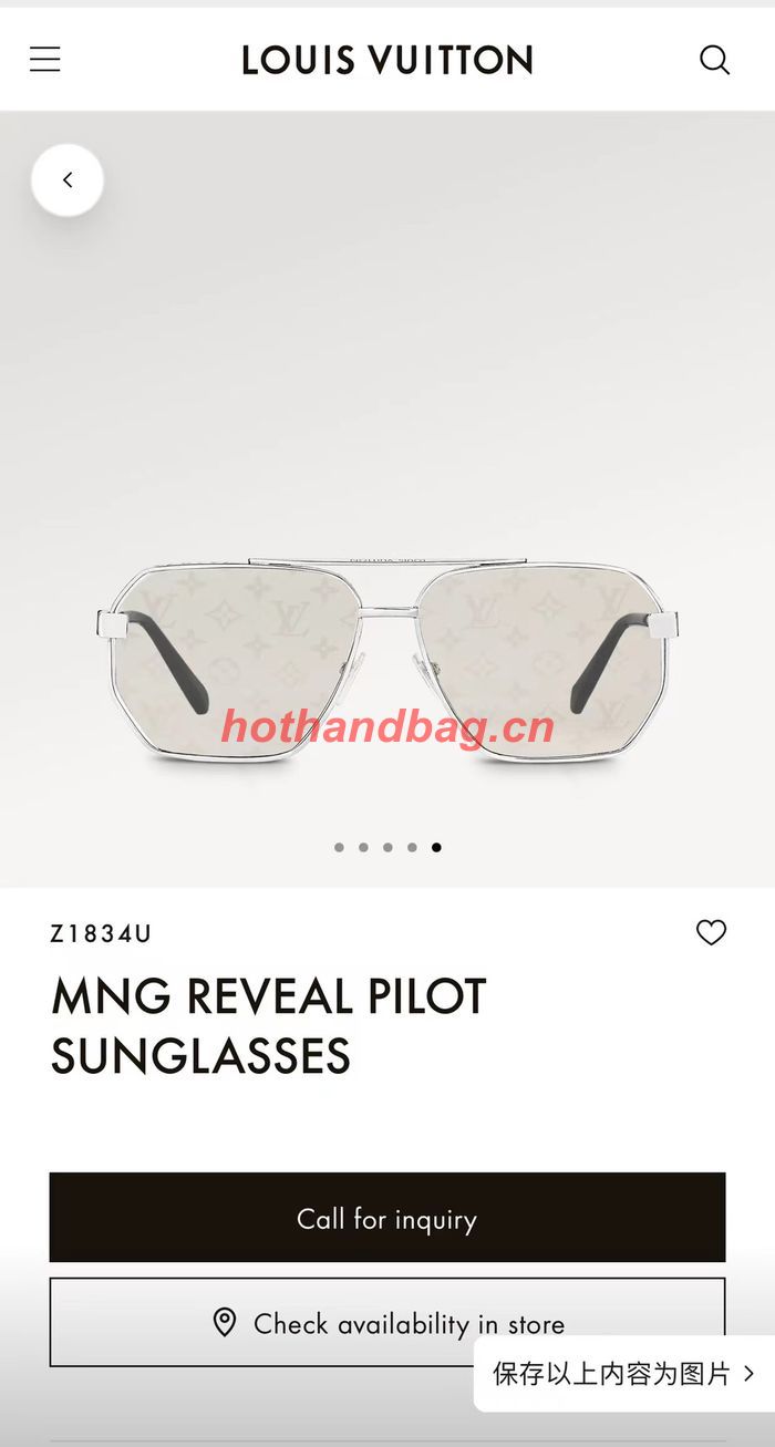 Louis Vuitton Sunglasses Top Quality LVS02360